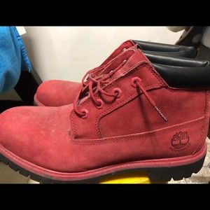 timberland red velvet
